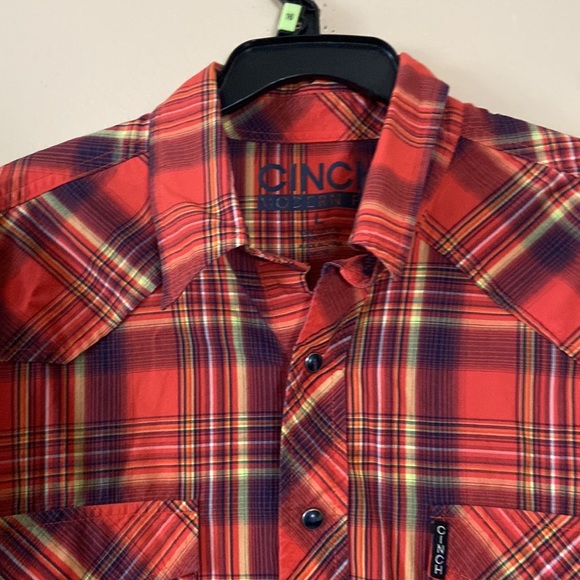 Cinch modern fit pearl snap shirt - Picture 3 of 11